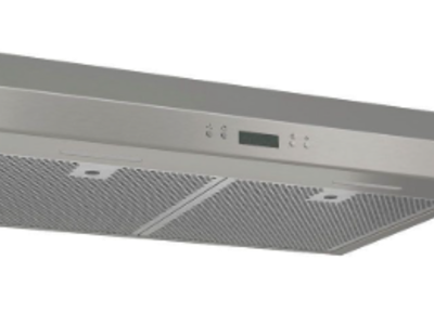 Broan-NuTone Range Hood Glacier 36-inch Under-Cabinet 4-Way Convertible with 3-Speed Exhaust Fan and Light, Stainless Steel