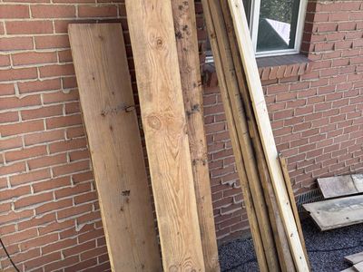 Mixed lumber of 2x and 1x sizing