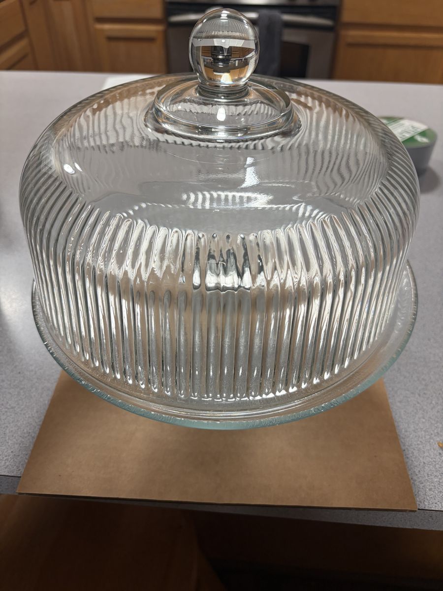 Anchor Hocking Cake Stand/Punch Bowl