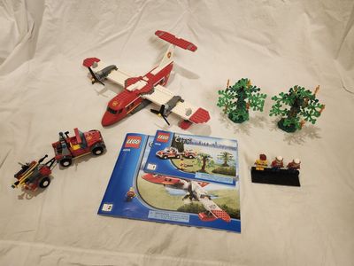 LEGO City 4209 Fire Plane – 100% Complete w/ Instructions