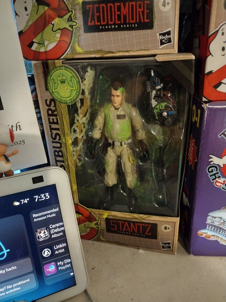 GHOSTBUSTERS plasma series complete glow in the dark set