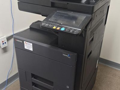 Kyocera TASKalfa 4002i printer with extension base