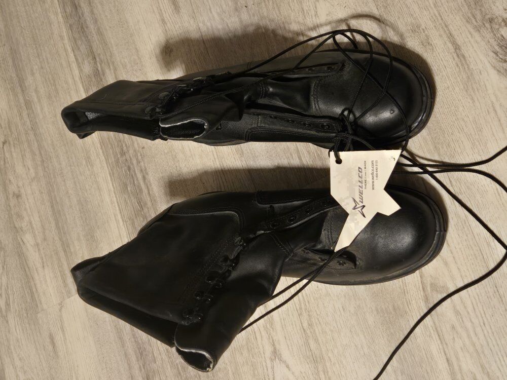 Black Wellco Vibram Boots