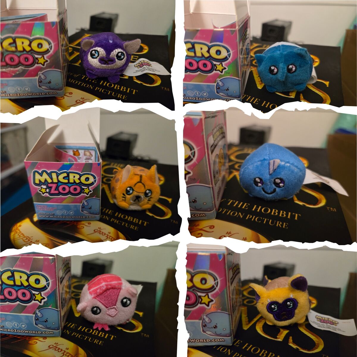 Microzoo Plushies Lot
