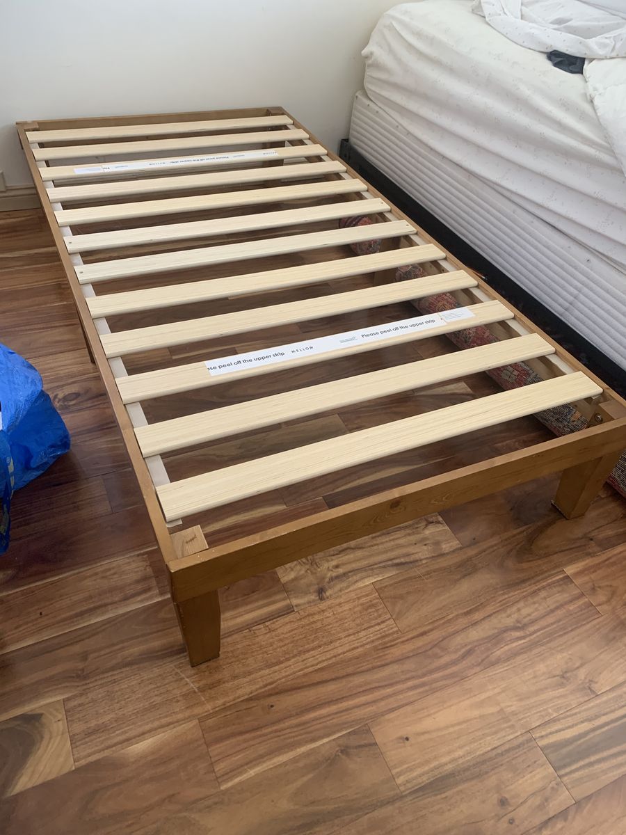 Twin Bed Wood