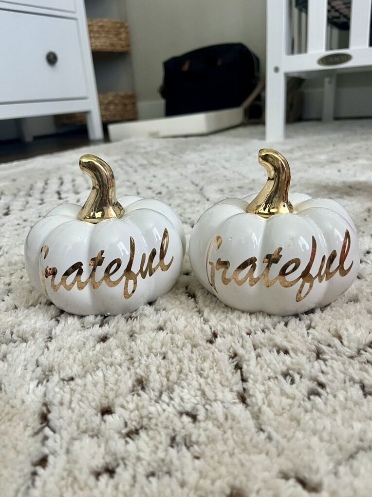 Grateful Porcelain Pumpkins