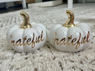 Grateful Porcelain Pumpkins