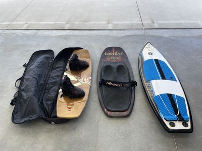 Bundle! Wake Surfboard, Wakeboard, Knee Board