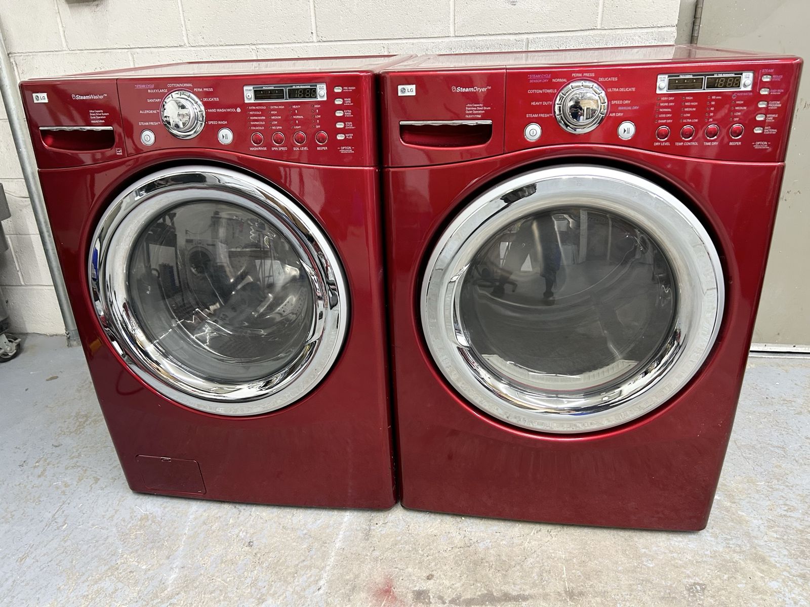 LG washer and dryer set