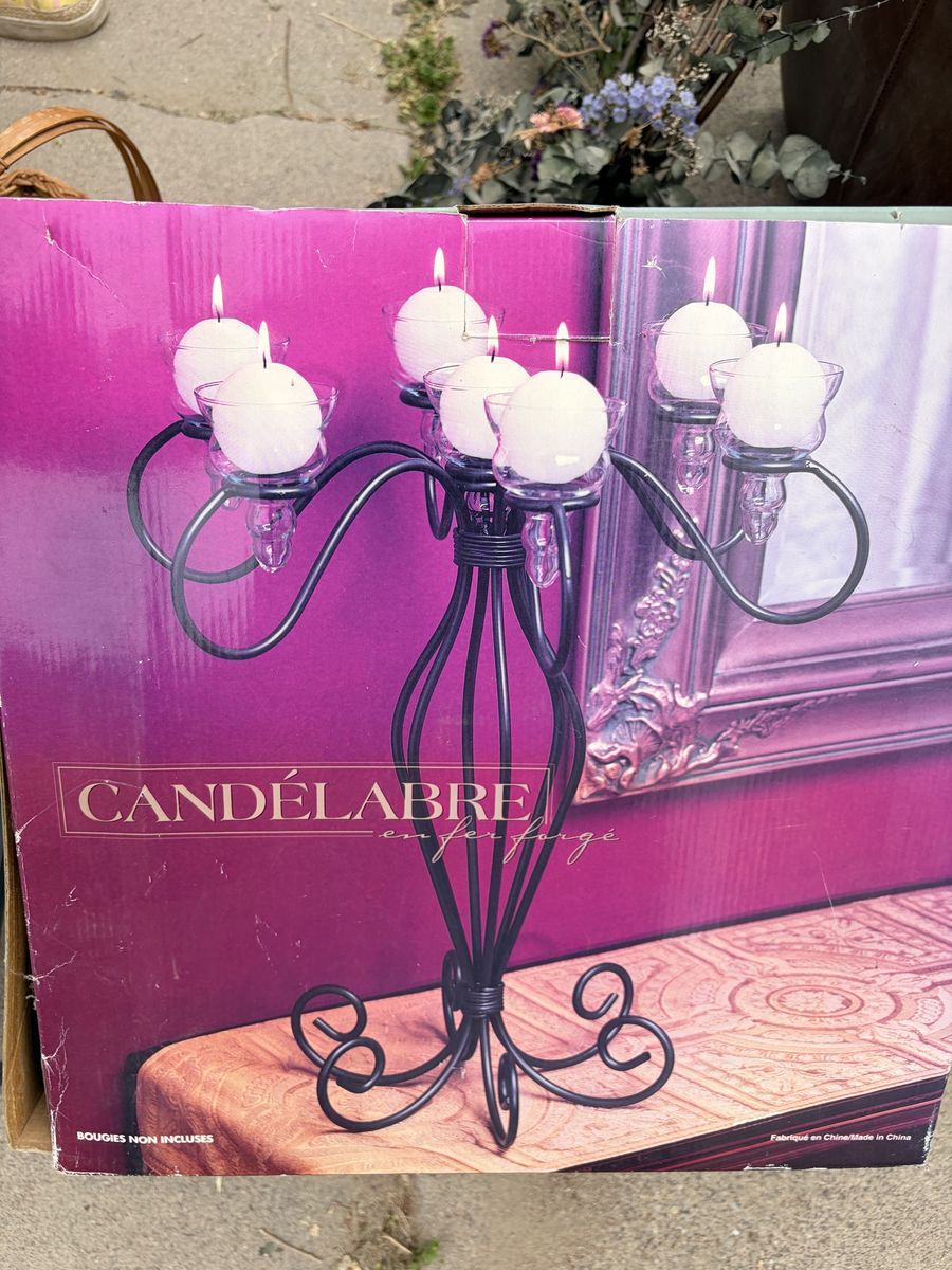 Candle holder new in box