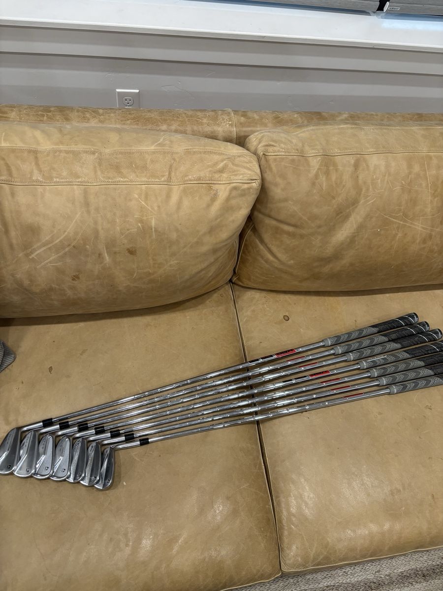 TaylorMade P770 Iron Set with KBS Tour 120 S Stiff Steel Shafts