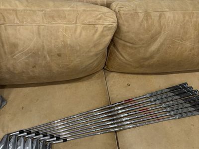 TaylorMade P770 Iron Set with KBS Tour 120 S Stiff Steel Shafts