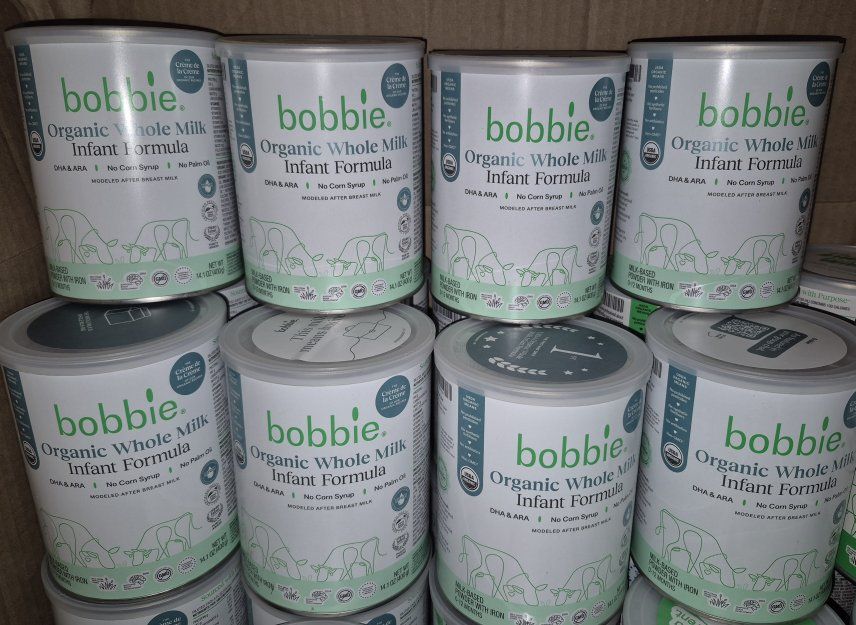 New! Bobbie Organic Whole Milk Infant Formula (8 Cans) Baby 0-12 months exp 2027