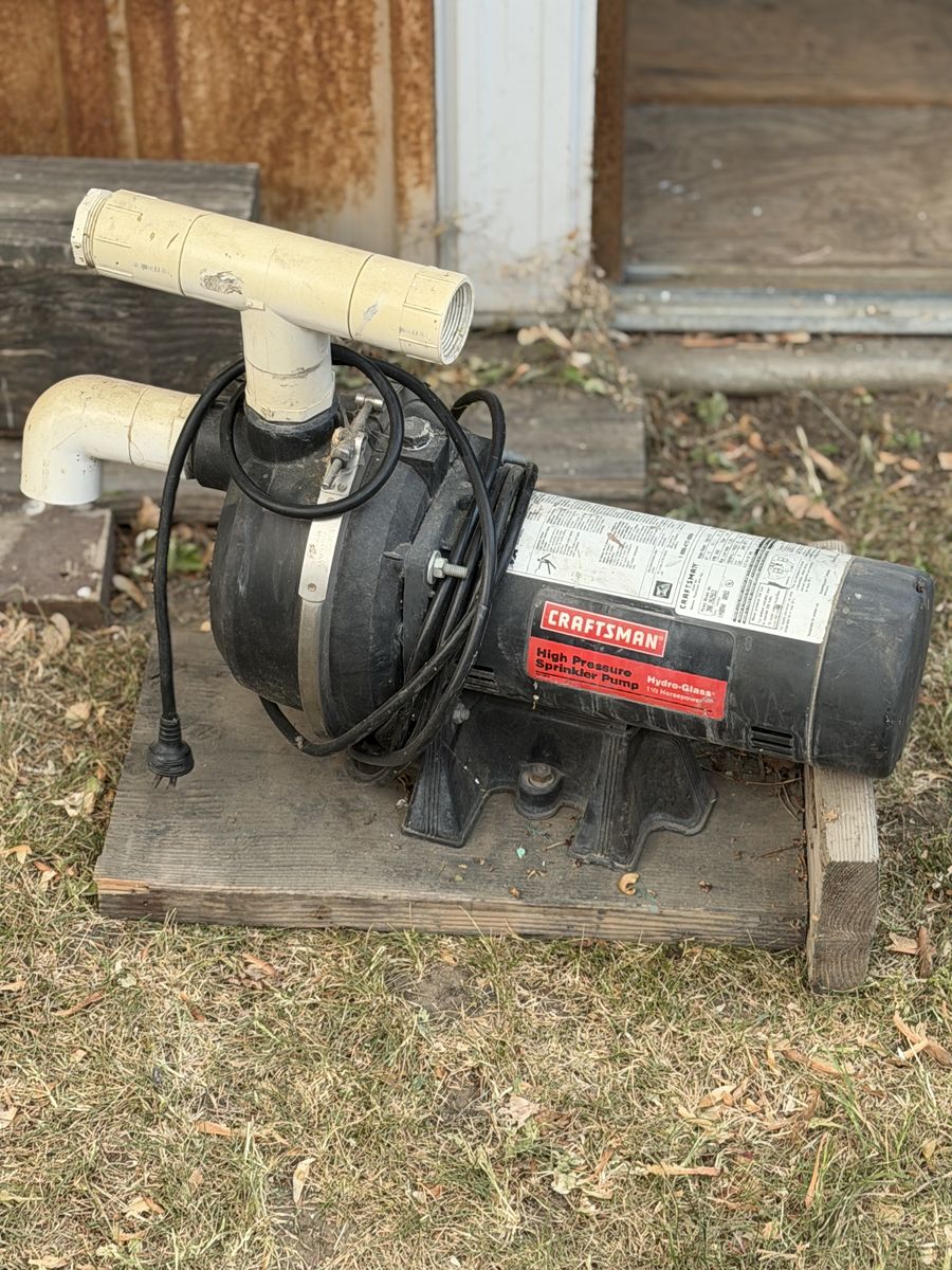 Craftsman water pump