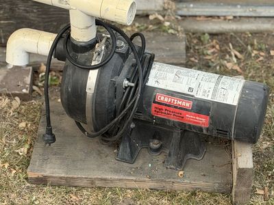 Craftsman water pump