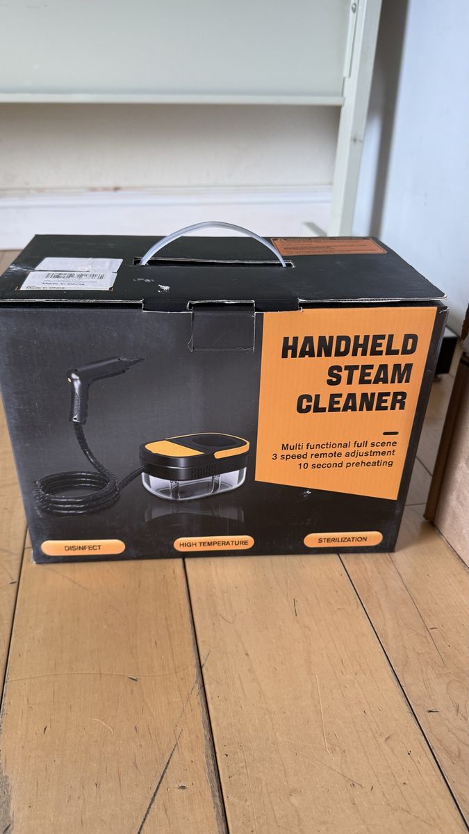 Handheld Steam Cleaner with 3-Speed Adjustment and Accessories