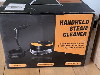 Handheld Steam Cleaner with 3-Speed Adjustment and Accessories
