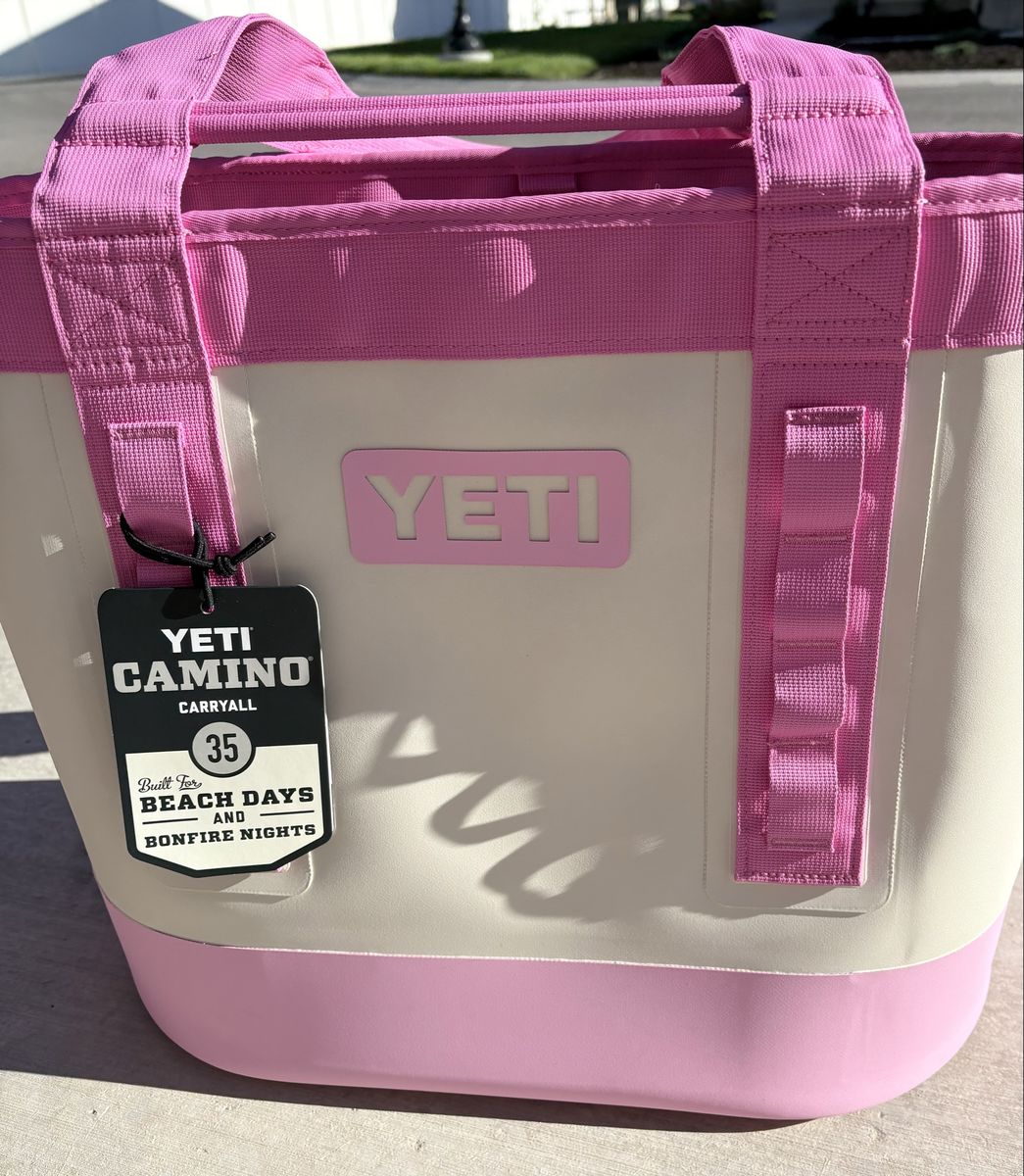 Yeti Camino 35 Carry All Tote Bag Aspen Powder Pink Limited Edition February Release BIG Perfect Beach Family Carry-on New W Tag