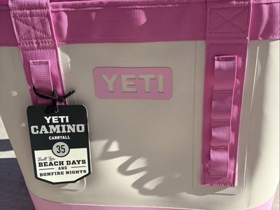 Yeti Camino 35 Carry All Tote Bag Aspen Powder Pink Limited Edition February Release BIG Perfect Beach Family Carry-on New W Tag
