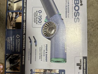 Shark BlastBOSS Cordless Indoor Outdoor Air Blasting System New