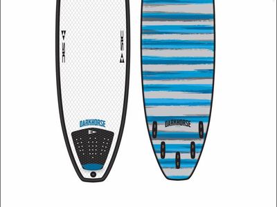 SIC Maui 6.8’ Darkhorse vortex surfboard