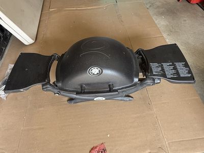 Weber Q Series Portable Liquid Propane Gas Grill with Folding Cart