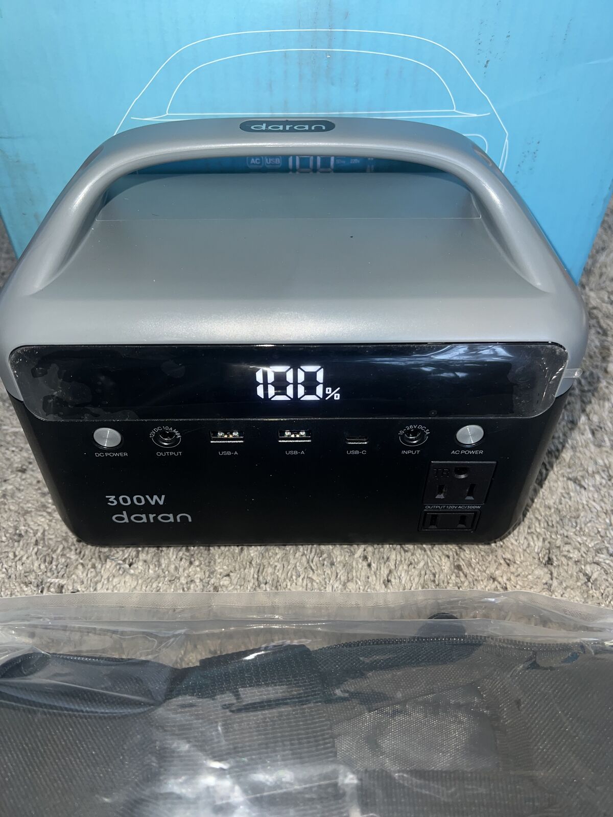 Daran NEOZL Portable Power Station | 300W 192Wh (New Open Box)