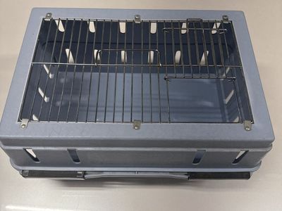 Cabin Kennel by Doskocil Blue Plastic Small Pet Carrier Dog Cat Animal Cage