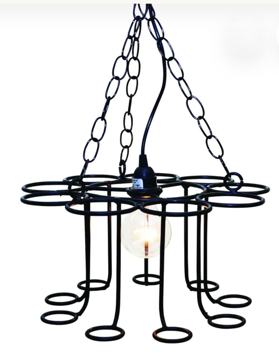 Rod Iron Chandelier