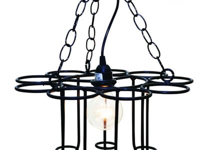 Rod Iron Chandelier