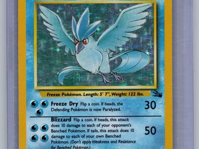 (NM) Articuno 2/62 Holo - Pokemon Fossil
