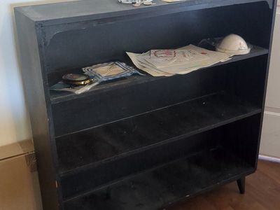 antique wood shelving