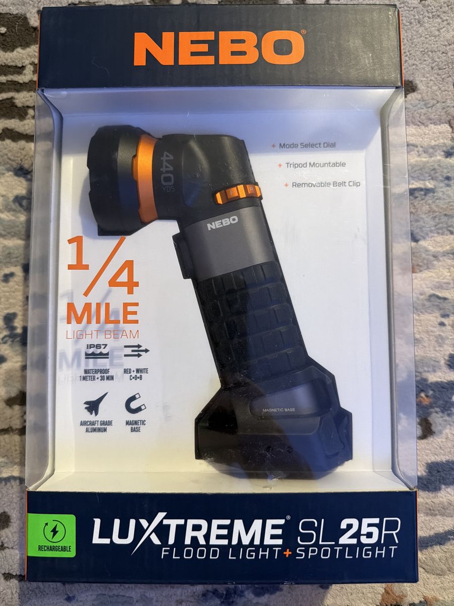 Nebo Luxtreme 1/4 mile 500-Lumen Rechargeable Spotlight