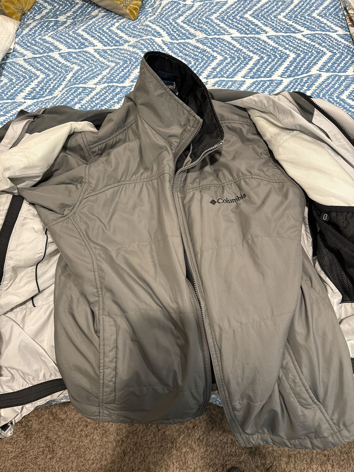 Large Columbia Interchangeable Winter Jacket