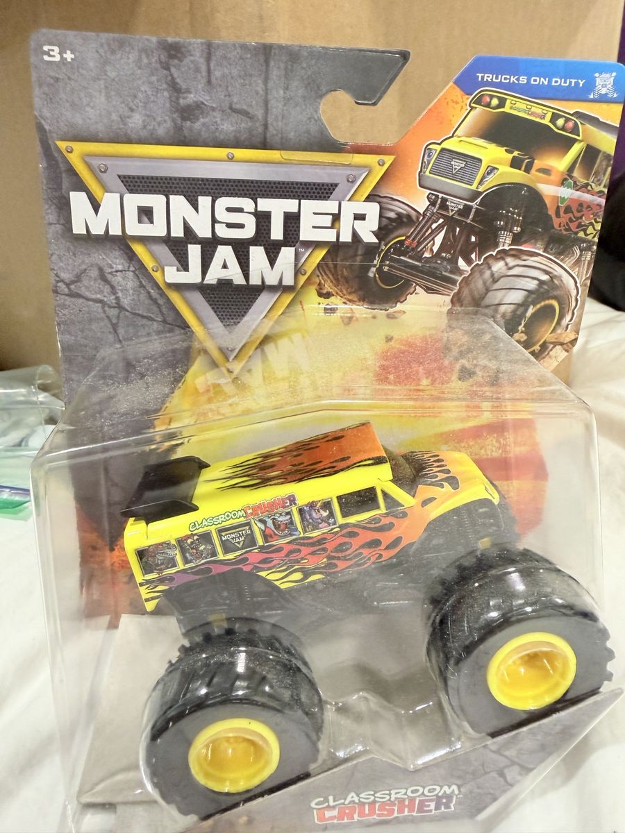 Monster Jam Classroom Crusher Die-Cast Monster Truck - New in Box, 1:64 Scale
