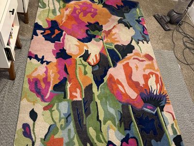 5’ x 8’ Anthropologie abstract rug