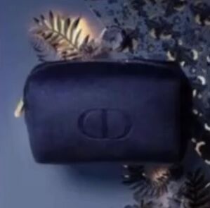 New DIOR make up bag Navy side S/M