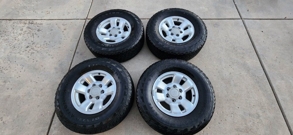 265/70/16 Tires and Wheels, 4Runner