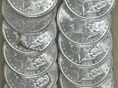 20 Exquisite Ultra Gem 1881-S Morgan Dollars