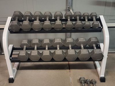 dumbbells 534 pounds