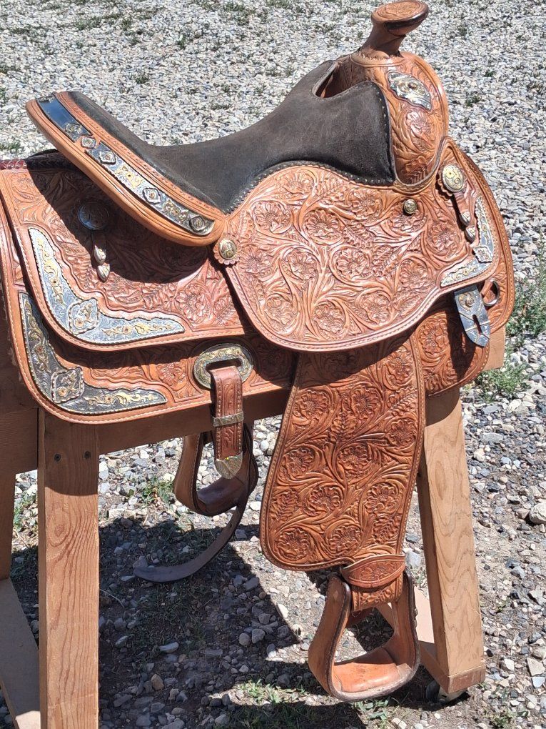 Amazing One of a Kind Circle A Show Saddle 