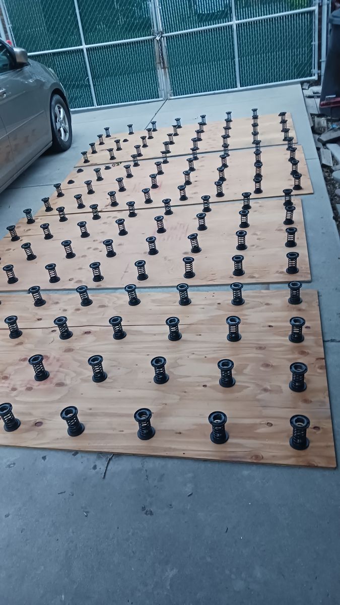 FLOOR SPRINGS, GYMNASTICS, TUMBLING