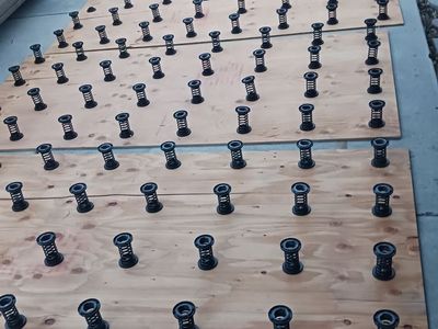 FLOOR SPRINGS, GYMNASTICS, TUMBLING