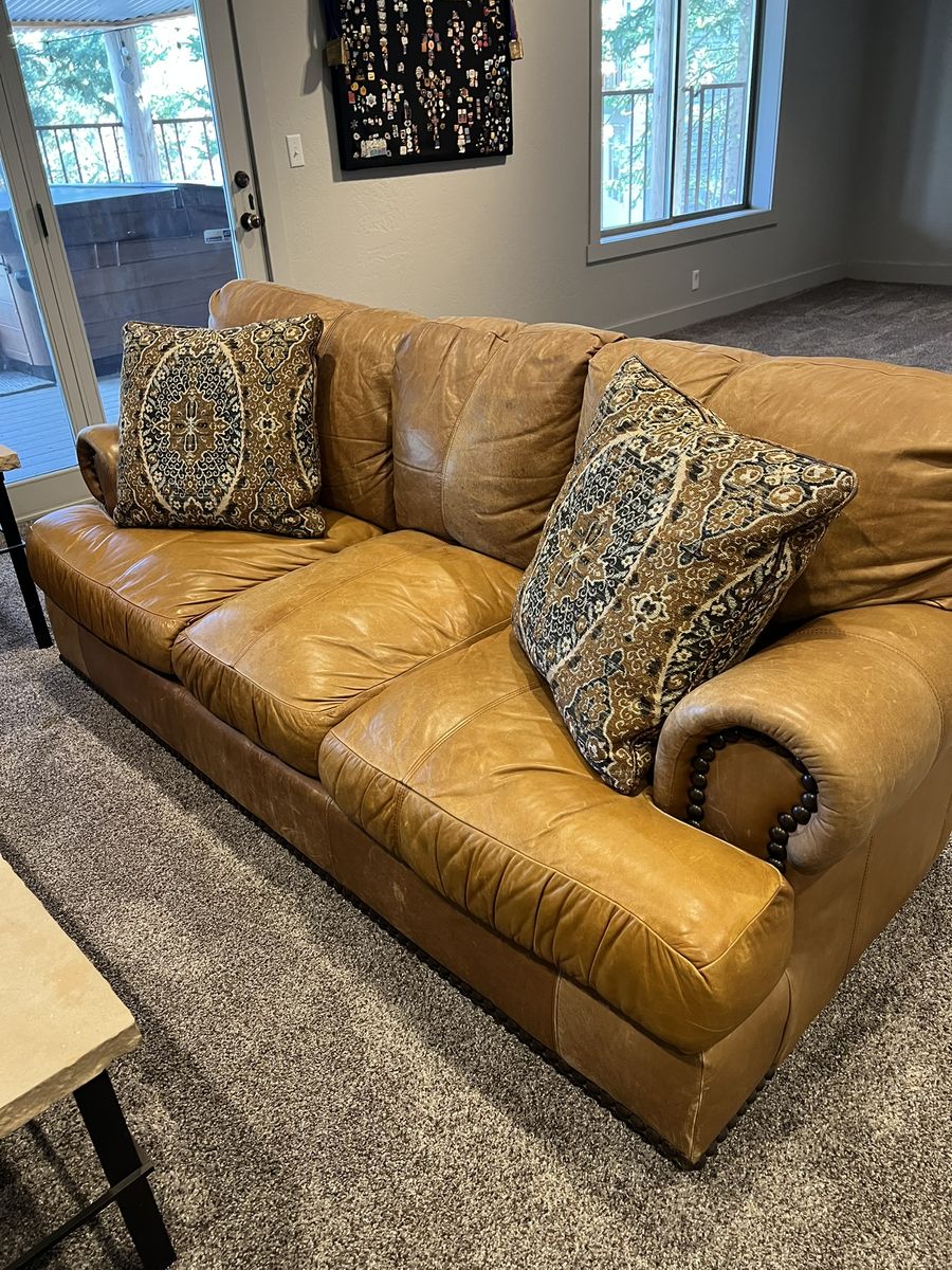 Leather sofa