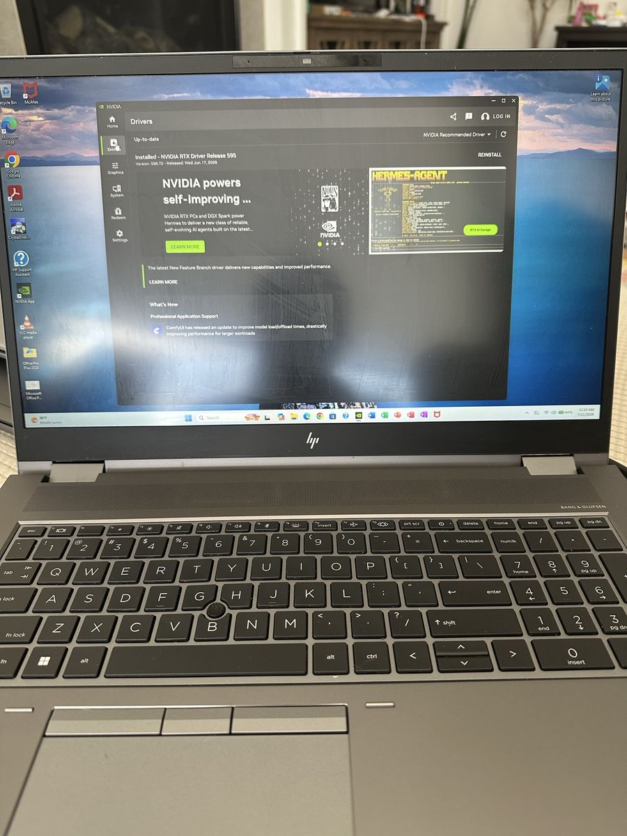 HP 17.3 inch Laptop i7 Core 11th Gen 40 GB RAM 1 TB SSD NVIDIA GPU