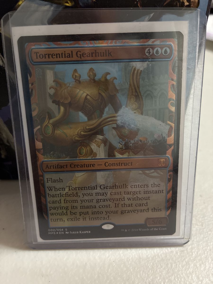 Magic: The Gathering Torrential Gearhulk Masterpiece Series Kaladesh MTG Card NM/M