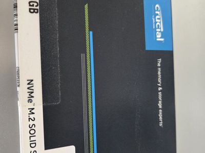 Crucial P5 500GB NVMe M.2 Solid State Drive SSD - New/Sealed