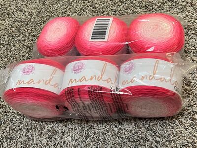 Lion Brand Mandala Yarn Hot Pink