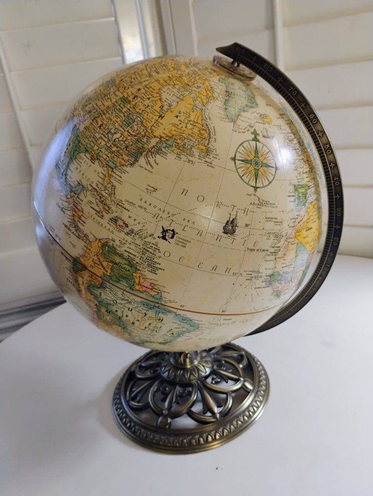 Vintage GlobeMaster Replogle world globe