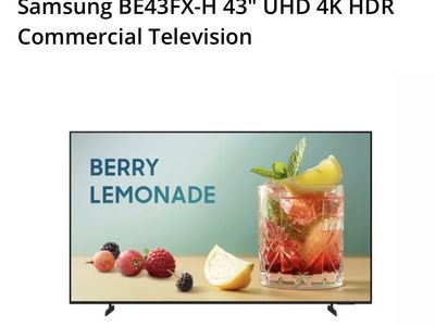 Samsung 43” commercial Tv(2 available)
